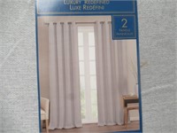 2-Pc 52"x90" Bon Lux Total Blackout Curtain