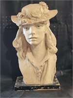 1979 Austin Productions Woman Bust - Note