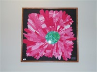 Pink Flower Art Created by Room #301