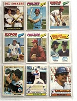 9 Vintage 1960 &1970s Baseball Cards