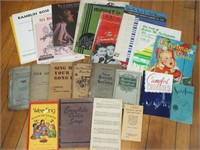 SONG BOOKS AND SHEET MUSIC - 2 FLATS