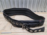 Husky 4.5 in. Black Padded Leather Waist Tool Belt