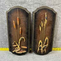 2pc Vintage Wall Art