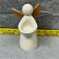 Ceramic Angel Candle Holder