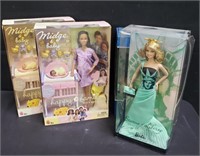 Group of Barbie dolls box lot
