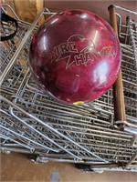 AMF FireHawk bowling ball and bag