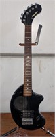 Black Fernandes ZO-3 Nomad Electric Guitar *stand