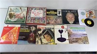 13pc Vtg Vinyl Records w/ Sets & 45rpm