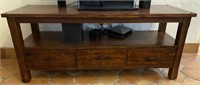 TV Console w/ 3 drawers