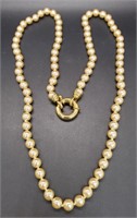 (AB) Cultured Pearl Necklace (26" long)