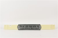 BROWN'S OLD HOME BREAD EMBOSSED PUSH BAR