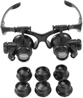 Head Wearing Magnifying Lens, Double Eye Jewelry