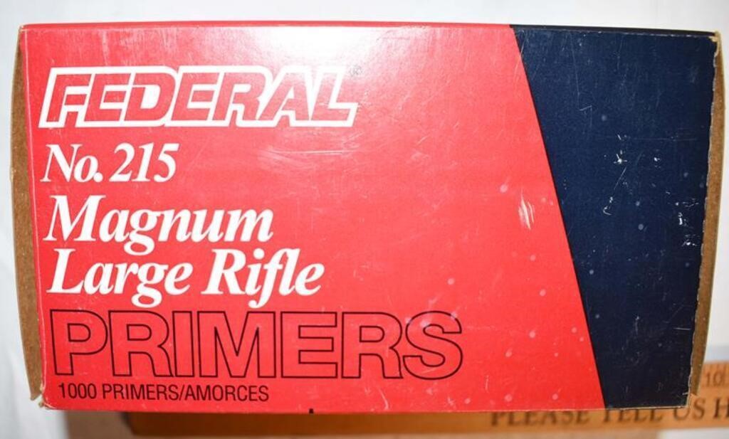 900 FEDERAL No. 215 MAGNUM LARGE RIFLE PRIMERS