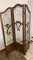 Georgous Stained Glass Room Divider