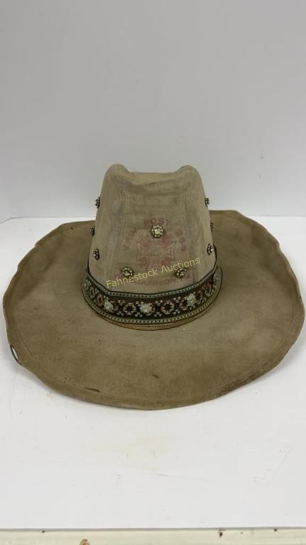 Vintage Duncannon V.F.W. Post 255 Suede Hat