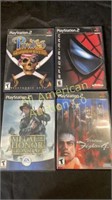 Four PS2 games, see photos for details