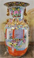 SW - VINTAGE ASIAN PORCELAIN VASE 14"T (K17)