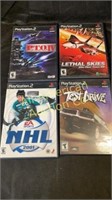 Four PS2 games, see photos for details