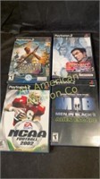 Four PS2 games, see photos for details