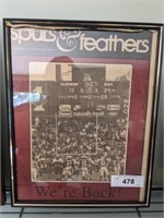 SPURS AND FEATHERS USC VOL 15 #13 FRAMED