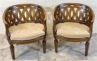 VINTAGE FRUITWOOD CHAIRS