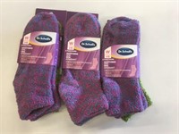 6 Prs Dr.Scholl's Soothing Spa Size 4-10 Socks