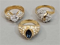 Assorted Rings - Mrkd, but not verified