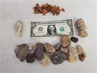 3 Bags of Various Minerals & Stones