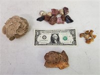 4 Bags of  Various Rocks & Minerals