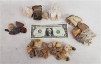 4 Bags of Various Minerals & Stones