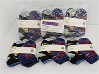 NEW - 36 PAIRS OF BOYS SOCKS - SIZE 3 TO 6