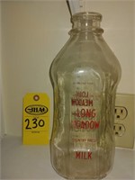 Long Meadow Milk Bottle