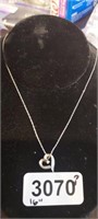 STERLING SILVER NECKLACE , 16"