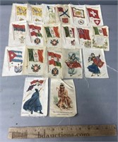 Tobacco Silk Flag Cards