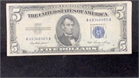 Currency: 1953 $5 Silver Certificate Note better