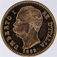 19TH CENTURY ITALIAN GOLD COIN