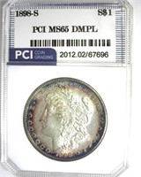 1898-S Morgan MS65 DMPL LISTS $14500