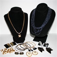 Black and Gold Glamour Jewelry