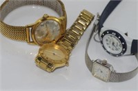 Various wristwatches including Citizen