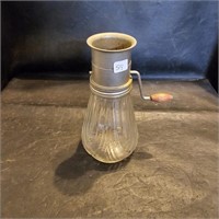 1950's Glass Jar Nut Grinder