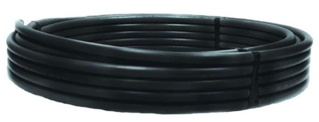 FB3364  Drainage Systems Poly Pipe, 1" x 75 ft