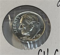 1956 d CH BU  Roosevelt Dime