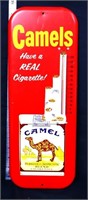 Vntg 16x6 Camel Cigarettes adv thermometer