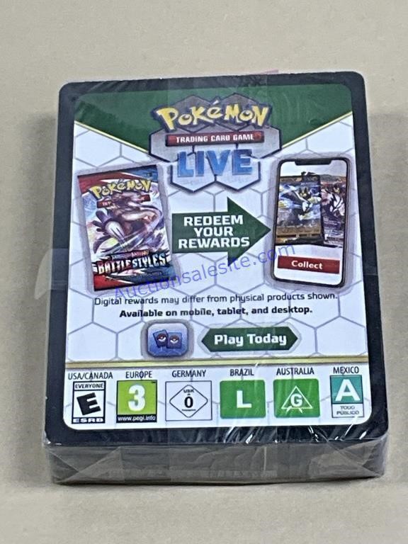 Pokemon Trading Card Live unopened deck