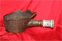 A Large Chinese Silk Iron