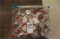 BAG OF HEART PENDANTS