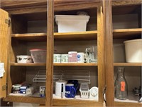CONTENTS OF KITCHEN CABINETS PICTURED