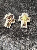 BRIGHTON CROSS EARINGS