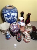 Oriental Style Pottery/Ceramic Group