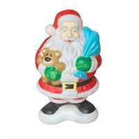 Plastic Blow Mold Santa Clause Outdoor Christmas